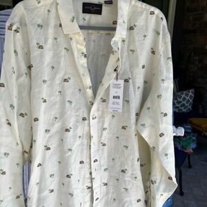 Never worn 100% linen shirt